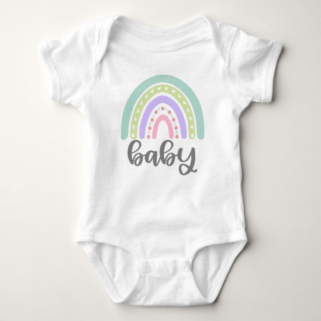 Baby Rainbow Strampler (Vorderseite)