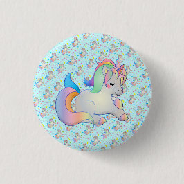 Baby Rainbow Unicorn Pony Schaltfläche Button in b