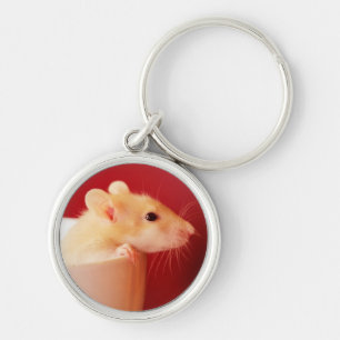 Baby-Ratte Schlüsselanhänger