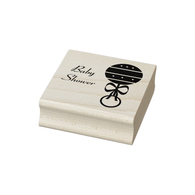 Baby Rattle Art Briefmarke Gummistempel (Stempel)