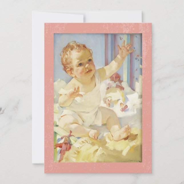 Baby Reaching für Momma Haddon Sunblom Artist Dankeskarte (Vorderseite)