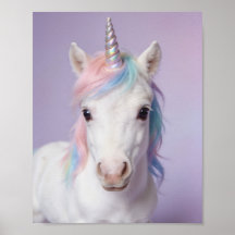 Baby Regenbogen-Einhorn-Porträt – Magisches Kinder
