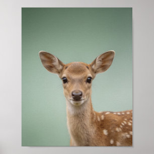 Baby Reh Rehbild – Süße Tier Wanddekoration für da Poster