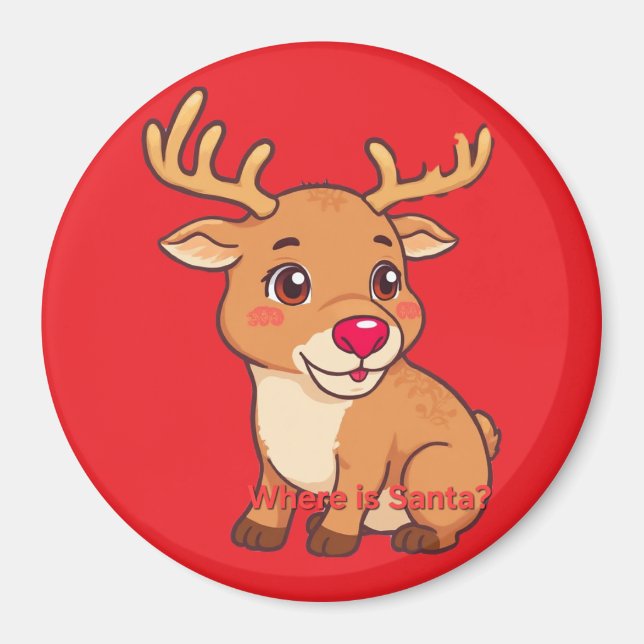 Baby reindeer magnet (Vorne)