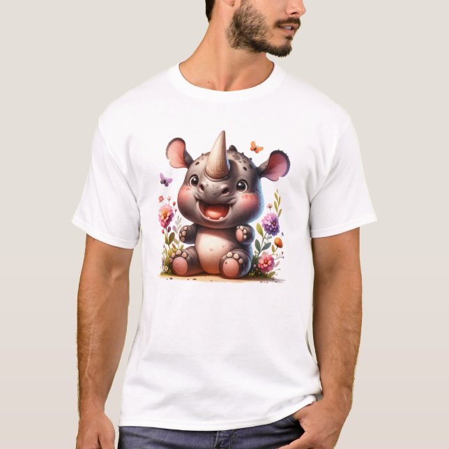 Baby Rhino T-Shirt (Vorderseite)