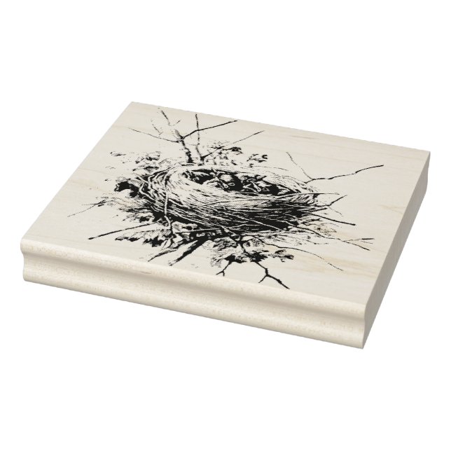 Baby Robins Nest Gummistempel (Stempel)