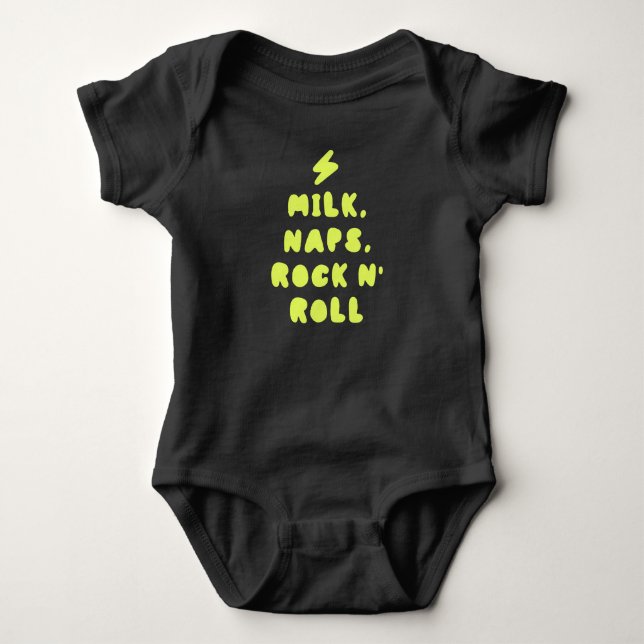 Baby Rock n' Roll Bodysuit Baby Strampler (Vorderseite)