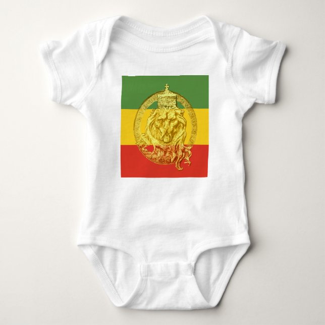 Baby Romper Lion of Judah Design Strampler (Vorderseite)