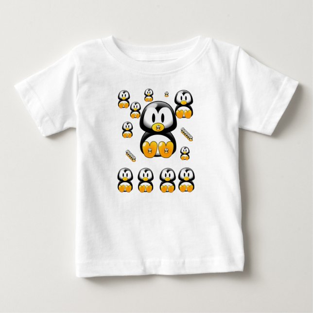 Baby Romper Penguin T-shirt (Vorderseite)