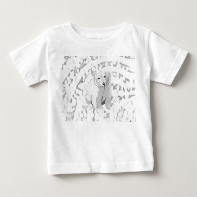 Baby Romper Polar Bear T-shirt (Vorderseite)