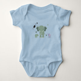 baby romper white elephant  baby strampler