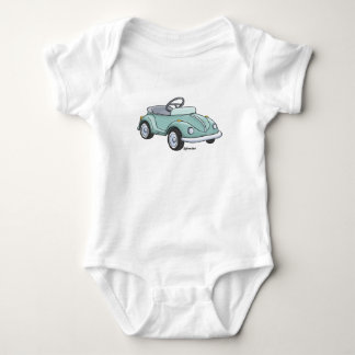 Baby rompertje met een kever trapauto strampler