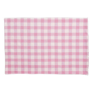 Baby Rosa Gingham Kissenbezug