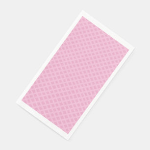 Baby Rosa Korbgeflecht Gitter Ton Serviette