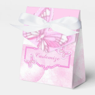 Baby-Rosa-Schmetterlings-Bevorzugungs-Kasten Geschenkschachtel