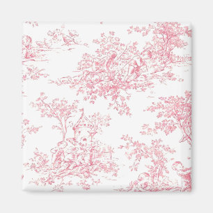 Baby-Rosa Toille Magnet