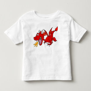 Baby-roter Drache-T - Shirt