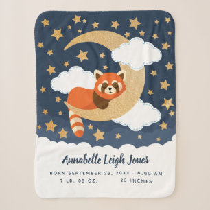 Baby Roter Panda Mond Baby Sherpadecke