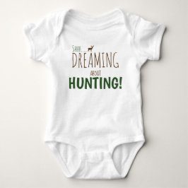 Baby-Rotwild, die Jersey-Bodysuit-Shirt jagen Baby Strampler