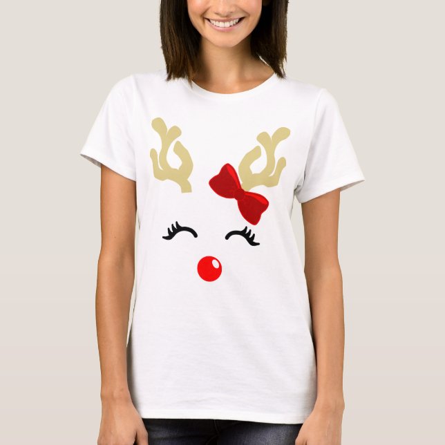 Baby-Rudolph-Ren T-Shirt (Vorderseite)