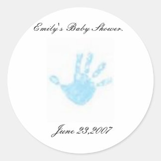 Baby Runder Aufkleber