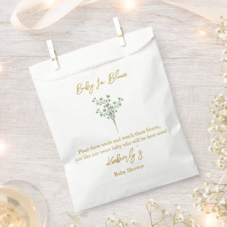 Baby’s Breath | Baby In Bloom  Samen Baby Shower Geschenktütchen