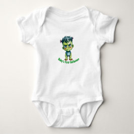 Baby’s First Halloween Frankenstein  Baby Strampler