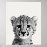 Baby Safari African Jungle Animals Cheetah