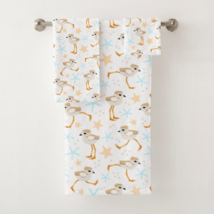Baby Sandpipers Pipe Plover Beach House Bad Tower Badhandtuch Set