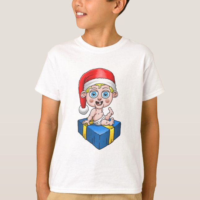 Baby Santa Claus T-Shirt (Vorderseite)