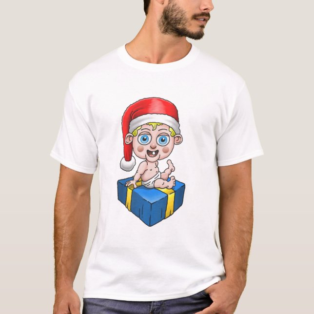 Baby Santa Claus T-Shirt (Vorderseite)