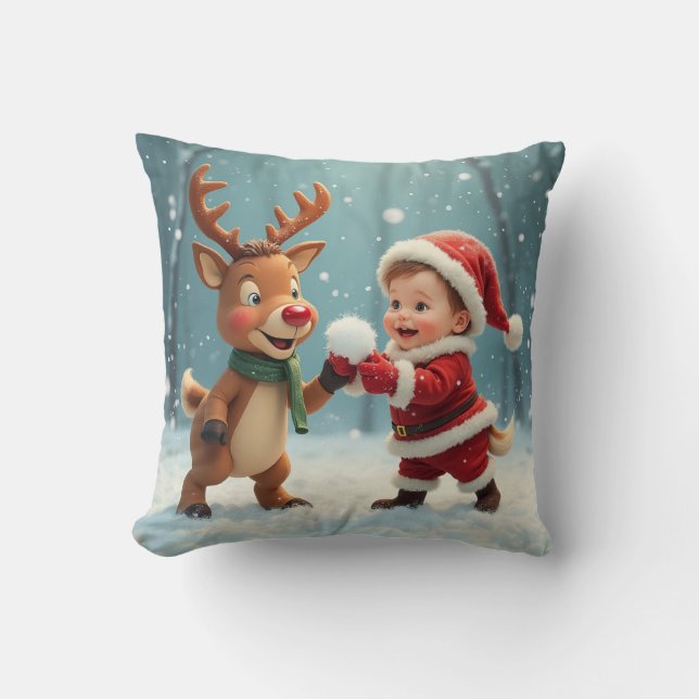 Baby Santa Kissen Kissen (Vorderseite)