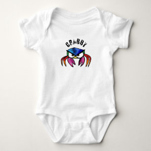 Baby Säugling krabbelhaft lustiges Shirt ein Stück