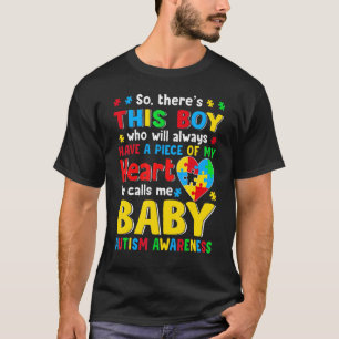 Baby Saurus Autismusbewusstsein T-Shirt