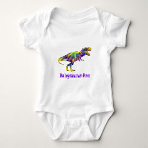 Baby saurus lustige Dinosaurier-Kunst Betriebs-T Strampler