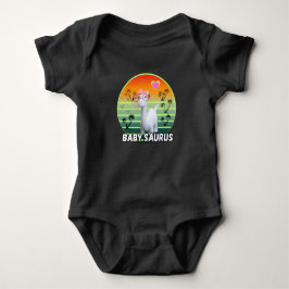 Baby Saurus - Niedliches Dinosaur Baby Design Baby Strampler