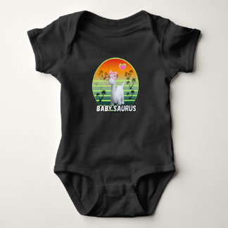 Baby Saurus - Niedliches Dinosaur Baby Design Baby Strampler