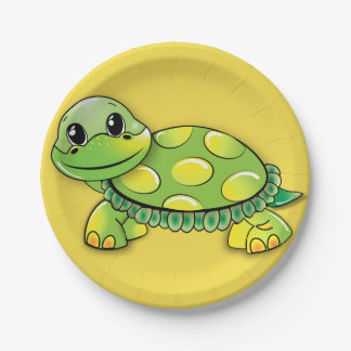 BABY-SCHILDKRÖTE-PARTY-TELLER PAPPTELLER