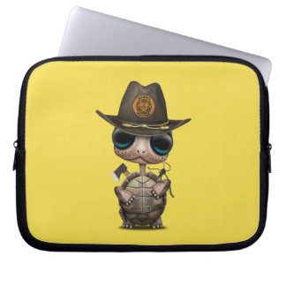 Baby-Schildkröte-Zombie-Jäger Laptopschutzhülle
