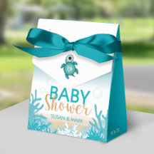 Baby-Schildkröten-Thema Baby Shower Geschenkbox