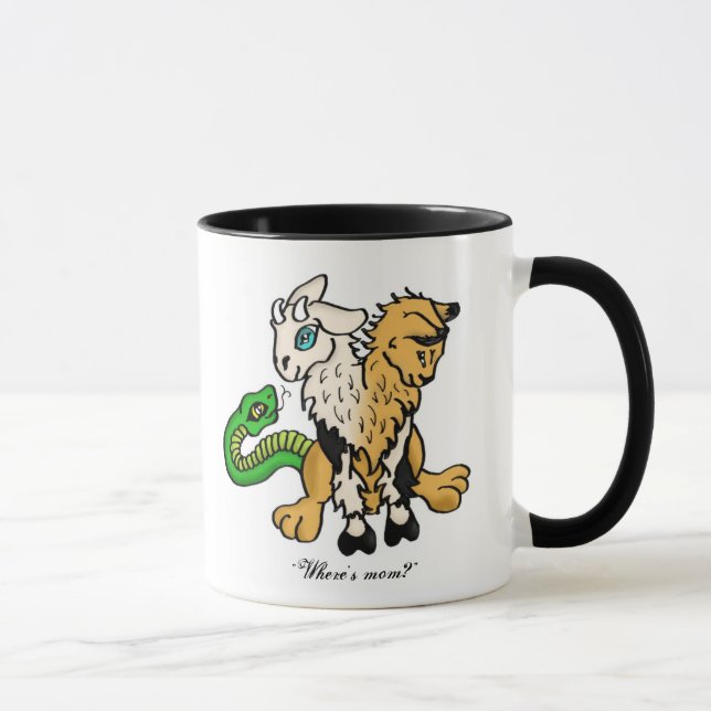 Baby-Schimäre, "wo ist Mamma? " Tasse (Rechts)