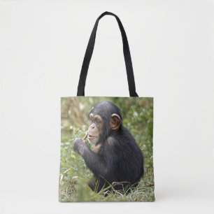 Baby-Schimpanse  Pan Troglodytes Tasche