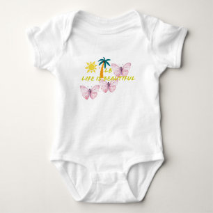 Baby-Schmetterling Baby Strampler