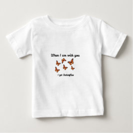 Baby Schmetterlinge Süße Baby Bodysuit T-shirt