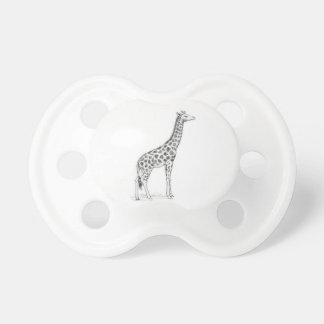 Baby-Schnuller mit einem Girraffe Schnuller
