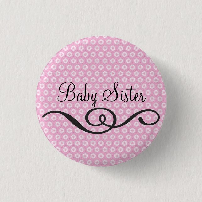 Baby-Schwester Button (Vorderseite)