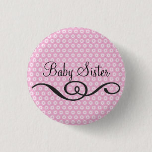 Baby-Schwester Button