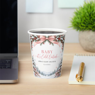 Baby-Schwester-Einladung zum Babyshower 'Baby, es  Pappbecher