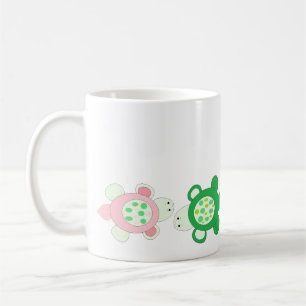 Baby-Schwimmschildkröten Kaffeetasse