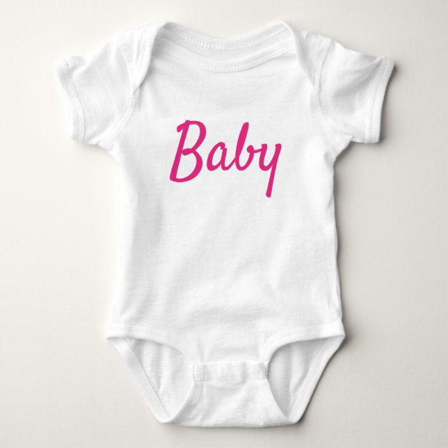 Baby-Script Baby Strampler (Vorderseite)